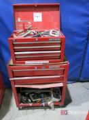Craftsman 2-Drawer Toolbox, Craftsman 4-Drawer Open Top Toolbox; w/ Contents