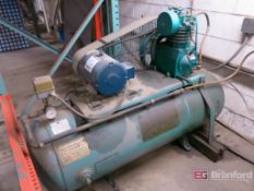 American Brake Shoe Co. 5-HP Approx. 80-Gallon Horizontal Tank Air Compressor