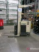 Crown 36 Volt Narrow Aisle High Lift Electric Forklift Model RR3520-35