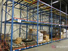 (10) Sections of Dual Carriage Bolt Together Push Back Racking