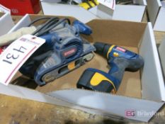 Ryobi 12V Drill, Ryobi Hand Belt Sander