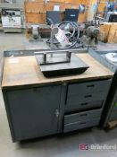 Single Door 5-Drawer Castered Cabinet 42