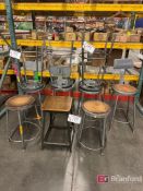 (10) Metal Stools