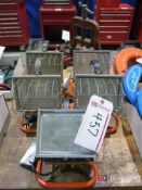 (5) Halogen Portable Lights
