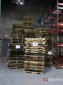 Large Lot of Standard Sized Wooden Pallets
