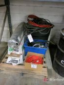 Lot of Extension Cords & Plastic Sheathing