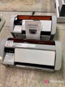 (2) Electric Cardmate Business Slitters