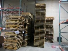 Lot of Standard Sized Wooden Pallets