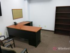 Office Furniture, HP Laserjet Pro 400 Color Printer, Paper Shredder