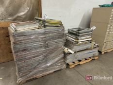 (2) Pallets of Aluminum Silk Screen Frames