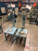 (2) JBI/James Burns Incl Pneumatic Spool Metal Cap Insertion Machines