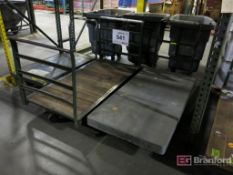 Lot of (3) Flatbed Carts