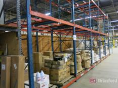(5) Sections of Single Carriage Push Pallet Racking