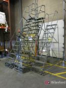 (3) Aircraft Style Portable Staircases