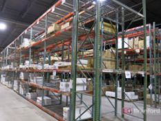 Lot of (19) Sections of Tear Drop Style Racking, Some w/ Bolt