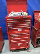 Snap-On 5-Drawer Rollaround Toolbox w/ Mac Tool 10-Drawer Open Top Toolbox; w/ Contents