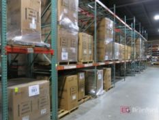 Contents of (8) Pushback Sections of Pallet Racking
