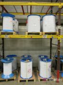 (12) Spools of White Raw Wire