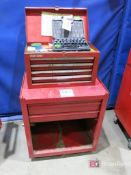 3-Drawer Rollaround Toolbox w/ Craftsman 4-Drawer Open Top Toolbox w/ Contents