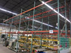 (5) Sections of Bolt Together Single Carriage Push Back Racking