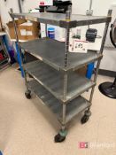 (2) Industrial Roller Cart on Casters; Little Giant Industrial Step Ladder