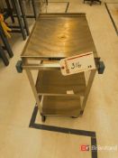 (3) Metal Push Carts on Casters
