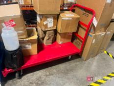 (2) Small Industrial Push Carts