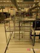 (3) Uline Metal Racks