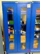 Sandusky Metal Storage Cabinets on Casters with contents