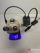 Leica Stereo Zoom 4 Microscope; w/ AM Scope Lights
