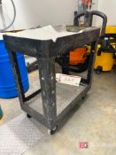 (2) Rubbermaid Push Carts on Casters
