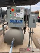 A Duplex Becker Vacuum Pump System w/ (2) Becker Vacuum Pumps