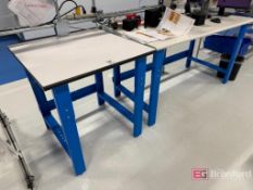 (2) Uline Industrial Tables