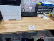 Uline L-Shaped Work Station; Contents included.
