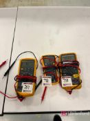 (2) Fluke 87 Multimeters. (1) Fluke 117 Multimeter