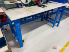 (2) Benchdepot Industrial Work Tables w/o contents