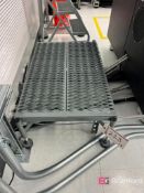 (3) Industrial Uline Metal Step Stool
