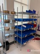 (2) Uline Metal Racks