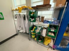 (2) Uline Metal Racks;