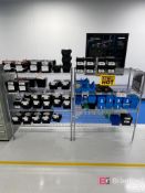 (2) Uline Metal Racks; one w/ casters