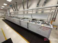 Mesa West Electroplating Barrel Plating Line (3) Tin, (2) Nickle, (2) Copper;