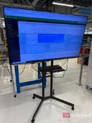 Samsung Flat Screen TV w/ stand on wheels
