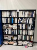 (2) Uline Metal Book Shelves; Contents not included