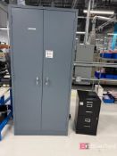 Global Industrial Metal Storage Cabinet; Small Filing Cabinet