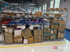 (3) Metal Uline Racks; w/o content