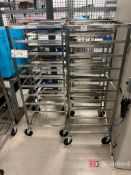 (6) Lakeside Metal Racks on Casters