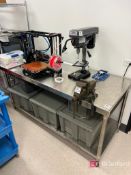 Aero Manufacturing Aerospec Metal Work Table; Columbian Bench Vice;