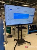 Samsung Flat Screen TV w/ stand on wheels