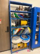 Sandusky Metal Storage Cabinets on Casters with contents