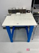 (2) Industrial Square Work Stations w/o contents